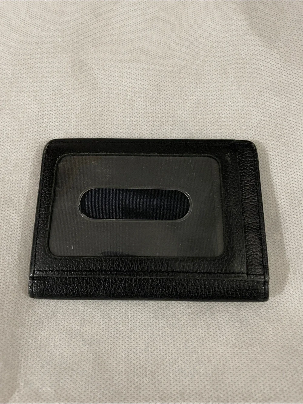 Men's Black Leather Bifold Burberry Wallet - Sleek Everyday Carry